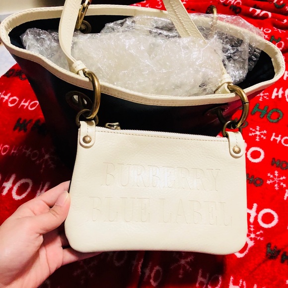 Authentic Burberry Blue Label Tote Small - Picture 7 of 8